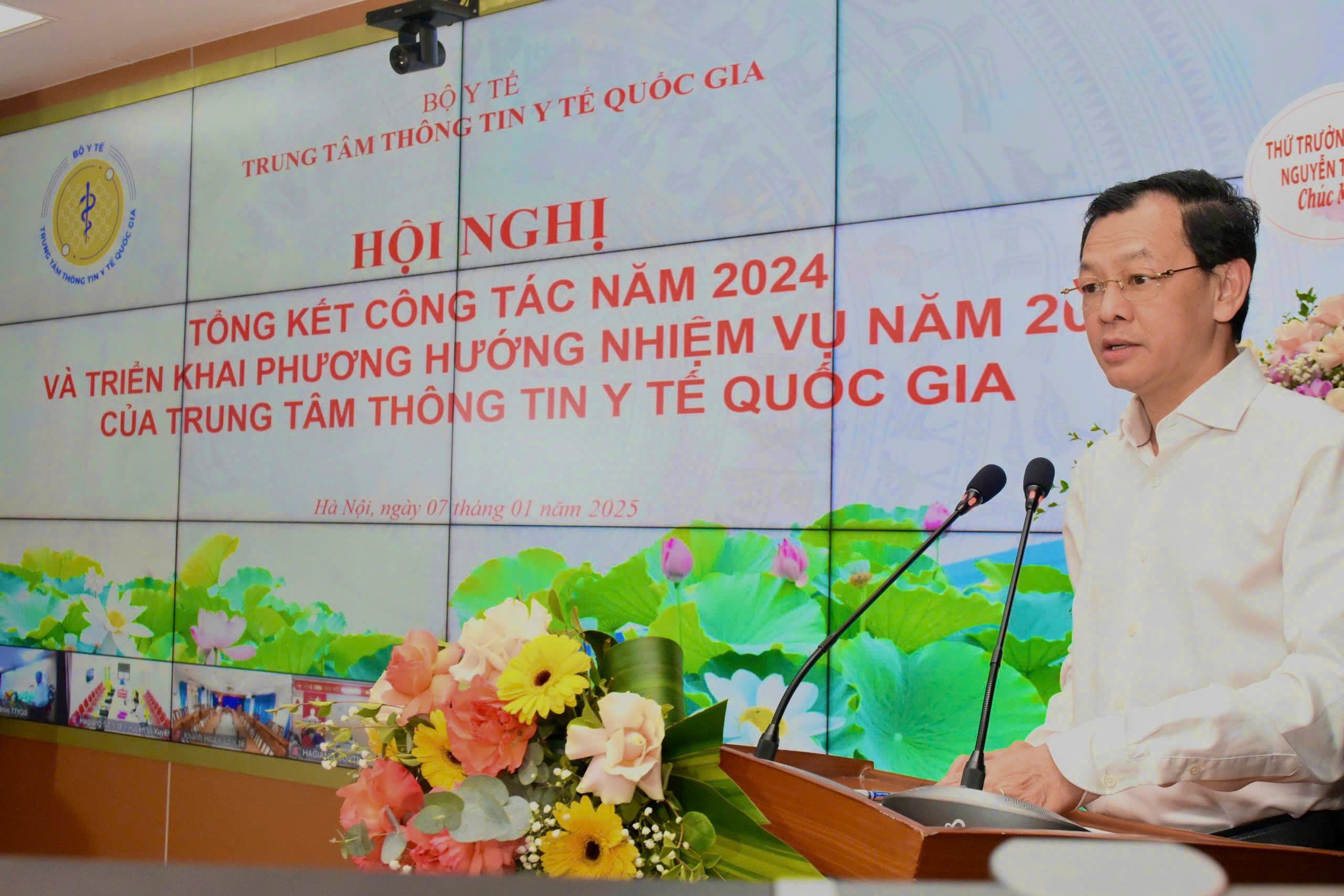 Hội nghị tổng kết công tác năm 2024, triển khai phương hướng nhiệm vụ năm 2025 của Trung tâm Thông tin y tế Quốc gia