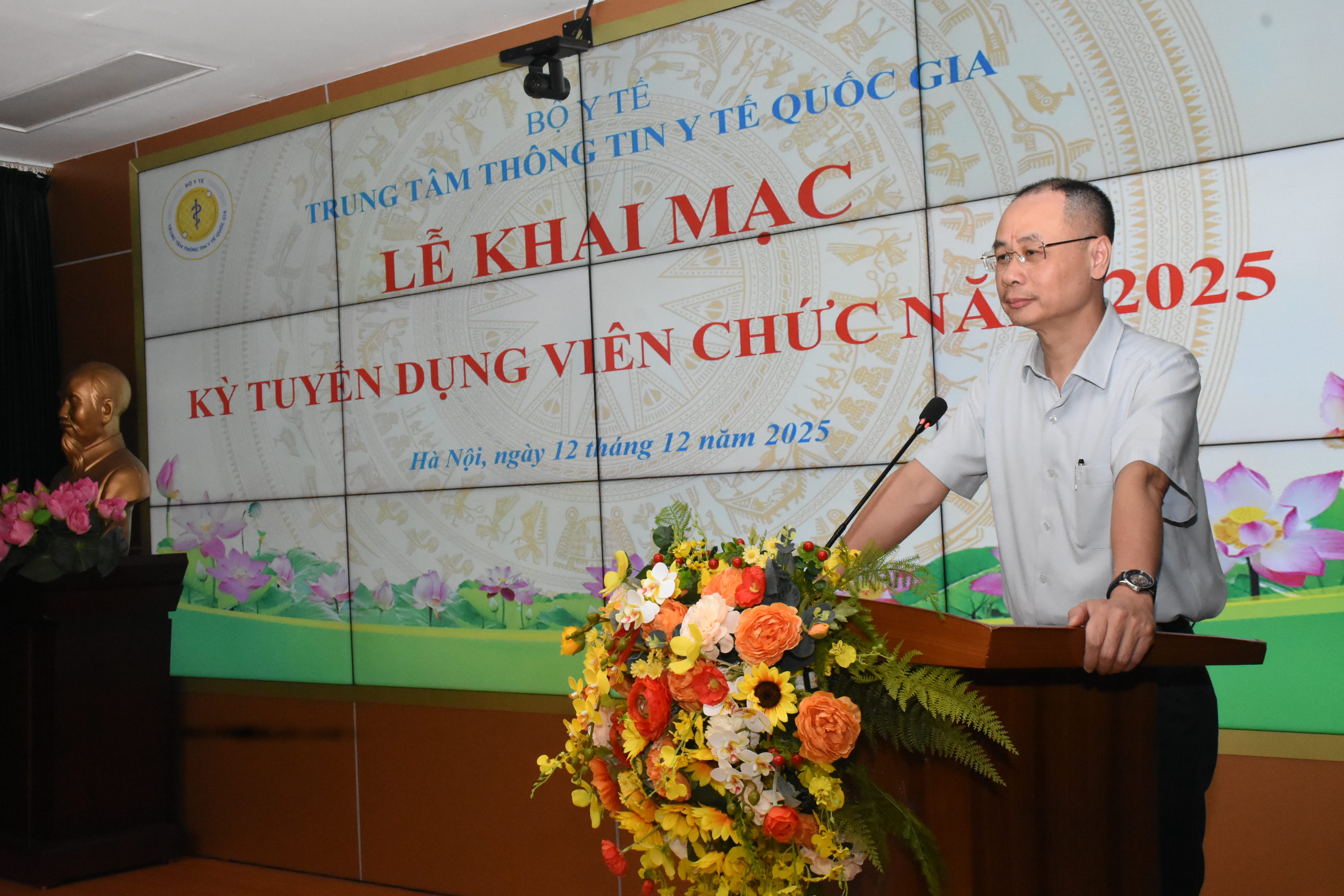 Trung tâm Thông tin Y tế Quốc gia tổ chức Lễ khai mạc kỳ xét tuyển viên chức năm 2025