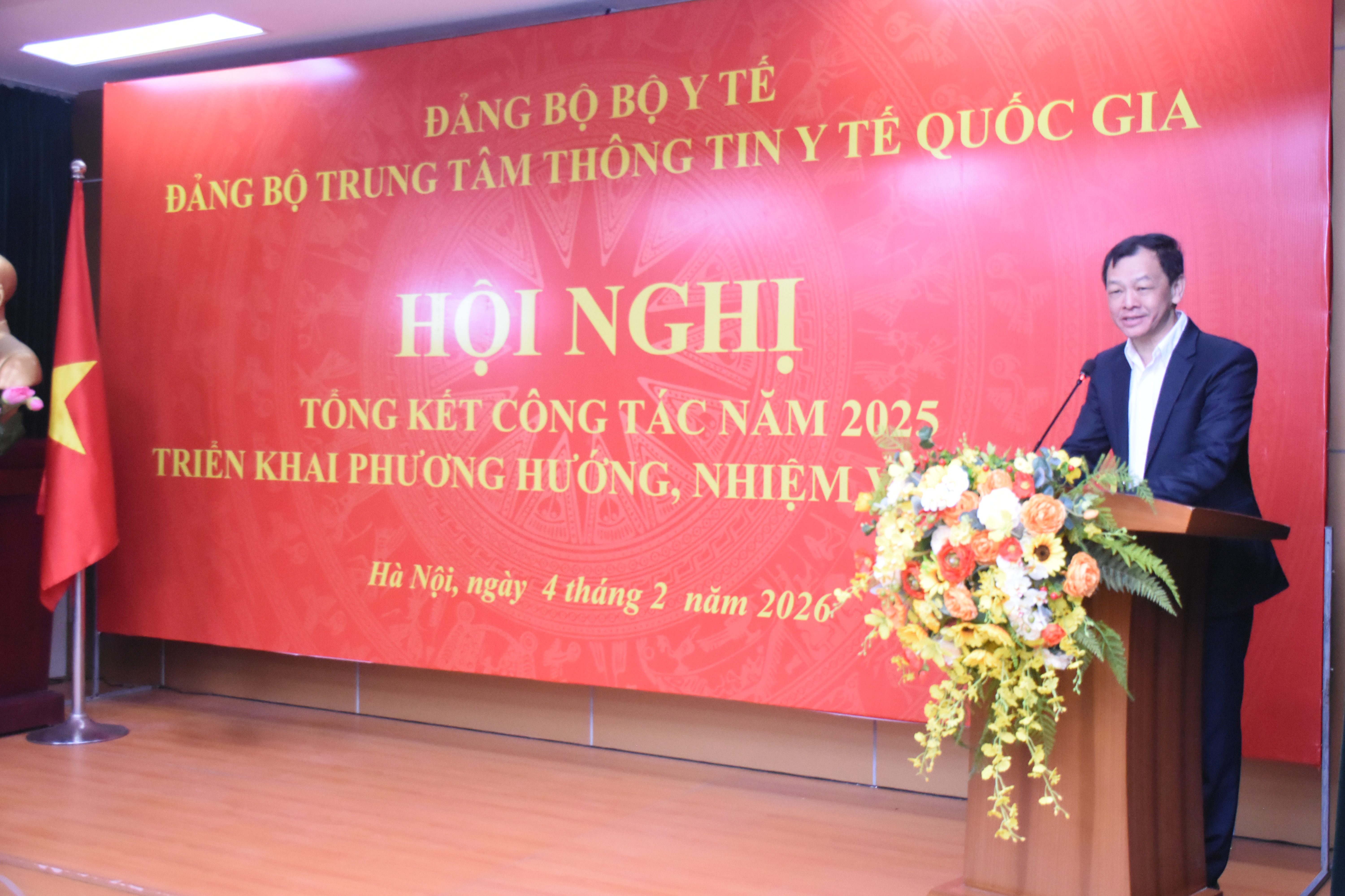 Đảng bộ Trung tâm Thông tin Y tế Quốc gia tổng kết công tác Đảng năm 2025, triển khai nhiệm vụ năm 2026