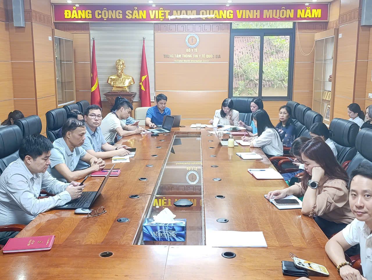 Trung tâm Thông tin y tế Quốc gia tham dự Hội nghị toàn quốc quán triệt Nghị quyết Trung ương 2 khóa XIV